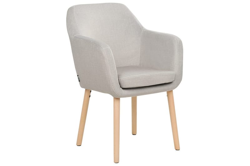 Matstol Yorkville ll - Beige, ljust trä - Möbler - Fåtölj & stolar - Matstol & köksstol