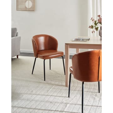 Matstol Zana 2-pack - Brun, Svart - Möbler - Fåtölj & stolar - Matstol & köksstol