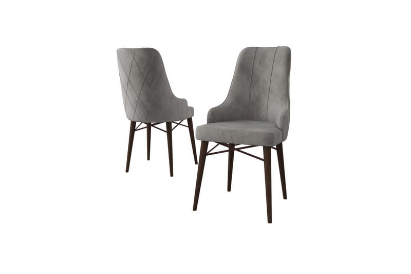 Matstol Puntoz Grå / Brun - Grå / Brun - Möbler - Fåtölj & stolar - Matstol & köksstol