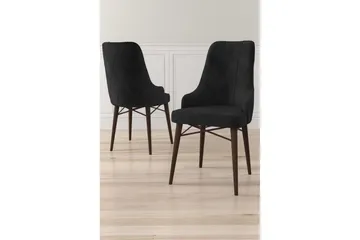 Matstol Puntoz Svart / Brun - Svart / Brun - Möbler - Fåtölj & stolar - Matstol & köksstol