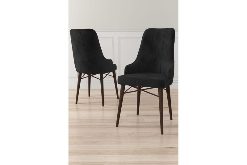 Matstol Puntoz Svart / Brun - Svart / Brun - Möbler - Fåtölj & stolar - Matstol & köksstol