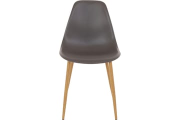 Abia Matstol Plast 4-pack - Mörkgrå - Möbler - Fåtölj & stolar - Matstol & köksstol