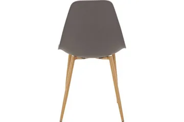 Abia Matstol Plast 2-pack - Grå - Möbler - Fåtölj & stolar - Matstol & köksstol