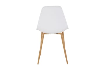 Abia Matstol Plast 4-pack - Vit - Möbler - Fåtölj & stolar - Matstol & köksstol