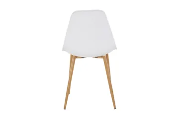 Abia Matstol Plast 4-pack - Vit - Möbler - Fåtölj & stolar - Matstol & köksstol