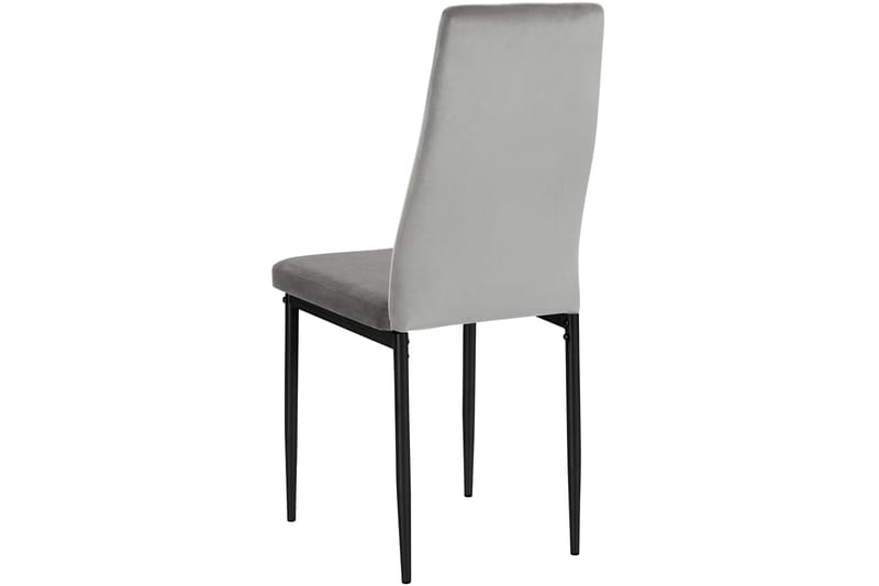 Aggarp Matstol - Sammet/Grå - Möbler - Fåtölj & stolar - Matstol & köksstol