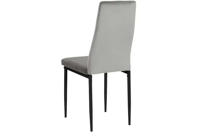 Aggarp Matstol - Sammet/Grå - Möbler - Fåtölj & stolar - Matstol & köksstol
