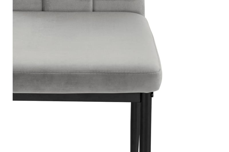 Aggarp Matstol - Sammet/Grå - Möbler - Fåtölj & stolar - Matstol & köksstol