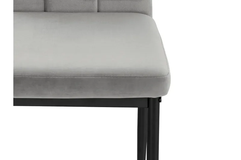 Aggarp Matstol - Sammet/Grå - Möbler - Fåtölj & stolar - Matstol & köksstol
