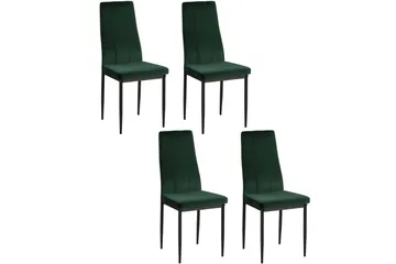 Aggarp Matstol - Sammet/Mörkgrön - Möbler - Fåtölj & stolar - Matstol & köksstol