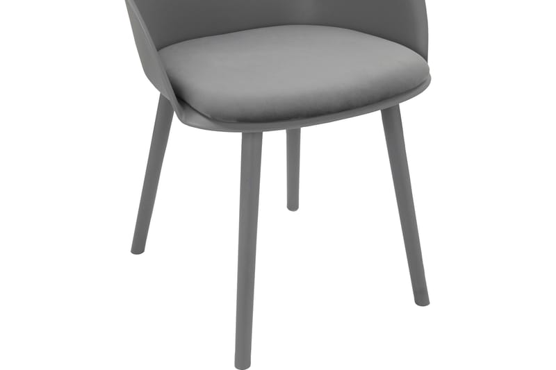 Aimee Karmstol - Antracit - Möbler - Fåtölj & stolar - Matstol & köksstol