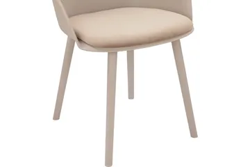 Aimee Karmstol - Beige - Möbler - Fåtölj & stolar - Matstol & köksstol