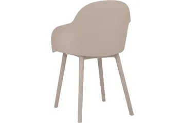 Aimee Karmstol - Beige - Möbler - Fåtölj & stolar - Matstol & köksstol