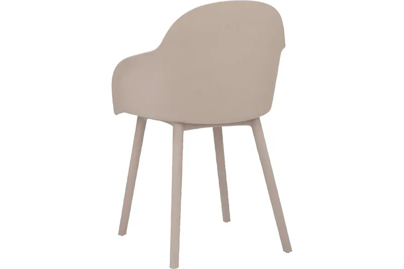 Aimee Karmstol - Beige - Möbler - Fåtölj & stolar - Matstol & köksstol
