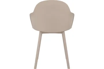 Aimee Karmstol - Beige - Möbler - Fåtölj & stolar - Matstol & köksstol