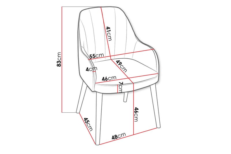 Aldbrough Matstol - Möbler - Fåtölj & stolar - Matstol & köksstol