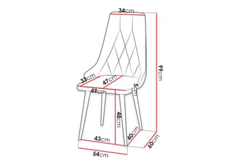 Aldbrough Matstol - Möbler - Fåtölj & stolar - Matstol & köksstol