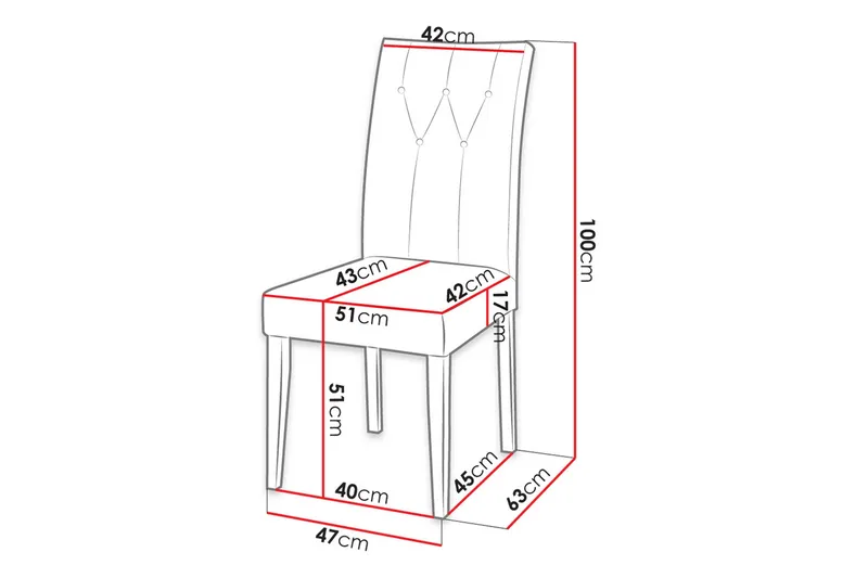 Aldbrough Matstol - Möbler - Fåtölj & stolar - Matstol & köksstol