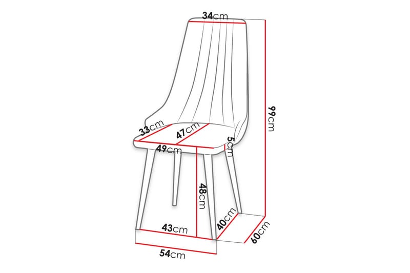 Aldbrough Matstol - Möbler - Fåtölj & stolar - Matstol & köksstol