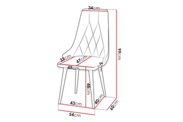 Aldbrough Matstol - Möbler - Fåtölj & stolar - Matstol & köksstol