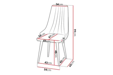 Aldbrough Matstol - Möbler - Fåtölj & stolar - Matstol & köksstol