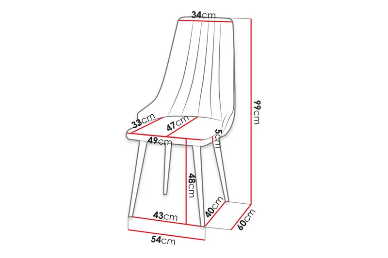 Aldbrough Matstol - Möbler - Fåtölj & stolar - Matstol & köksstol