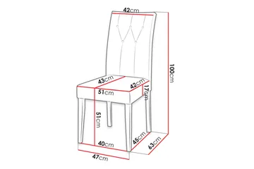 Aldbrough Matstol - Möbler - Fåtölj & stolar - Matstol & köksstol