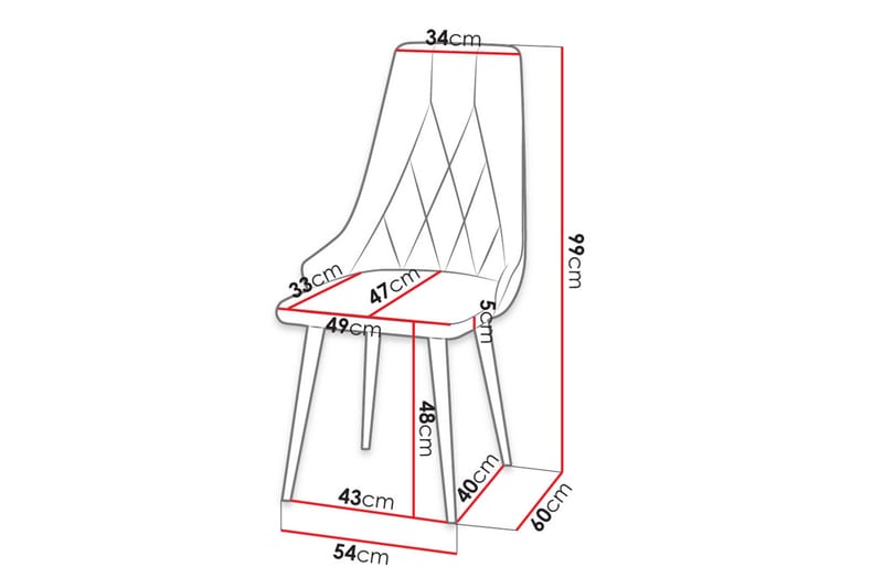 Aldbrough Matstol - Möbler - Fåtölj & stolar - Matstol & köksstol