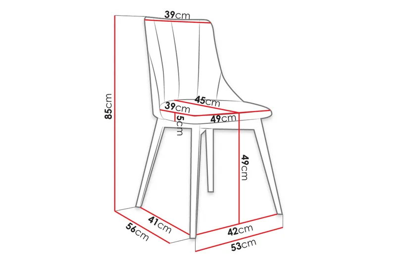 Aldbrough Matstol - Möbler - Fåtölj & stolar - Matstol & köksstol