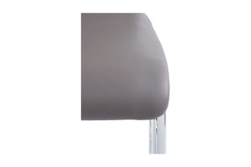 Aleia Matstol Konstläder 2-pack - Grå/Silver - Möbler - Fåtölj & stolar - Matstol & köksstol