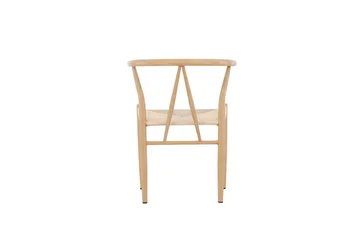 Alfons Karmstol - Beige - Möbler - Fåtölj & stolar - Matstol & köksstol