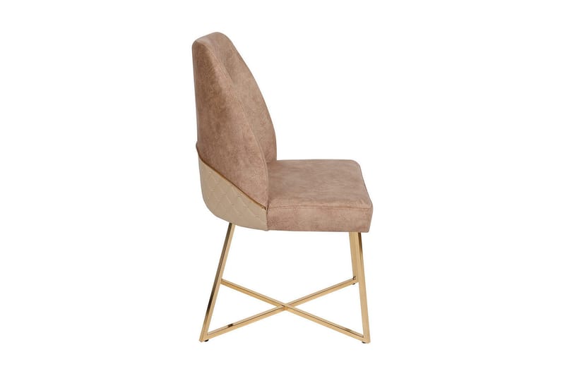 Alsacia Matstol - Guld/Brun - Möbler - Fåtölj & stolar - Matstol & köksstol
