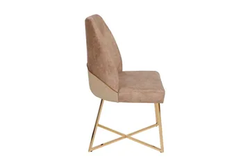 Alsacia Matstol - Guld/Brun - Möbler - Fåtölj & stolar - Matstol & köksstol