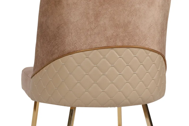 Alsacia Matstol - Guld/Brun - Möbler - Fåtölj & stolar - Matstol & köksstol