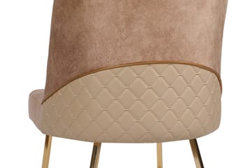 Alsacia Matstol - Guld/Brun - Möbler - Fåtölj & stolar - Matstol & köksstol