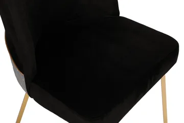 Alsacia Matstol - Svart/Guld - Möbler - Fåtölj & stolar - Matstol & köksstol