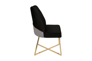 Alsacia Matstol - Svart/Guld - Möbler - Fåtölj & stolar - Matstol & köksstol
