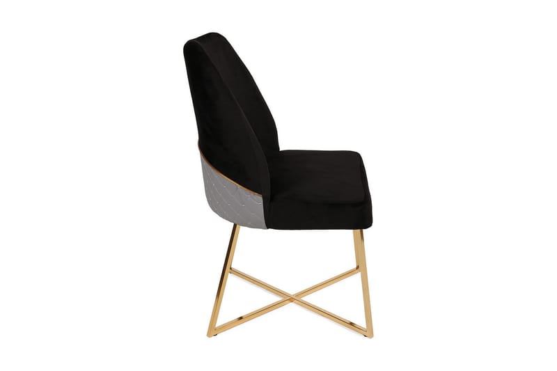 Alsacia Matstol - Svart/Guld - Möbler - Fåtölj & stolar - Matstol & köksstol
