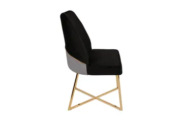 Alsacia Matstol - Svart/Guld - Möbler - Fåtölj & stolar - Matstol & köksstol