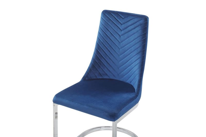 Altoona Matstol 2-pack - Sammet/Marinblå - Möbler - Fåtölj & stolar - Matstol & köksstol