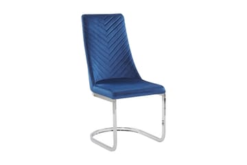 Altoona Matstol 2-pack - Sammet/Marinblå - Möbler - Fåtölj & stolar - Matstol & köksstol