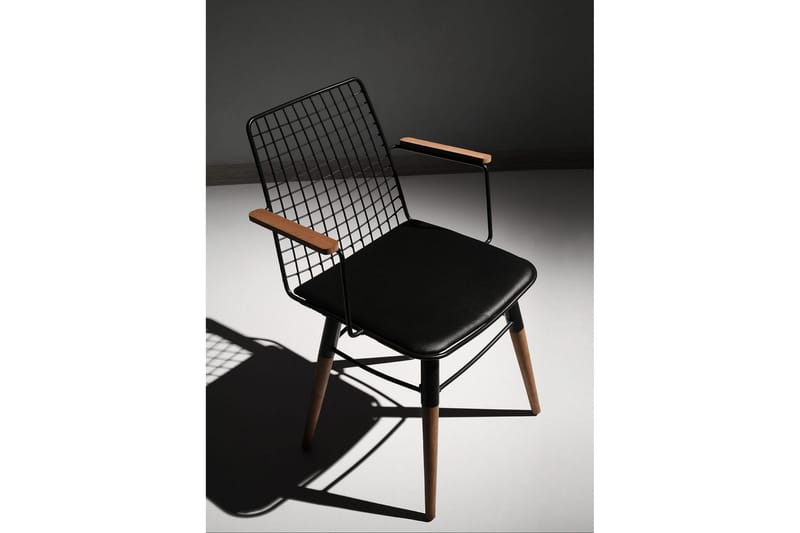 Amerbach Matstol - Svart/Valnöt - Möbler - Fåtölj & stolar - Matstol & köksstol