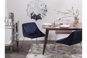 Arcata Stol Set Om 2 St - Blå - Möbler - Fåtölj & stolar - Matstol & köksstol