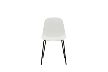 Arctic Matstol - Vit/Svart - Möbler - Fåtölj & stolar - Matstol & köksstol