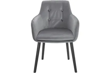 Arda Karmstol - Grå - Möbler - Fåtölj & stolar - Matstol & köksstol