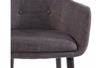 Arda Matstol 2-pack - Ek/Mörkgrå - Möbler - Fåtölj & stolar - Matstol & köksstol