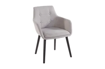 Arda Matstol 2-pack - Ek/Ljusgrå - Möbler - Fåtölj & stolar - Matstol & köksstol