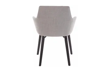 Arda Matstol 2-pack - Ek/Ljusgrå - Möbler - Fåtölj & stolar - Matstol & köksstol