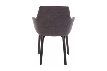 Arda Matstol 2-pack - Ek/Mörkgrå - Möbler - Fåtölj & stolar - Matstol & köksstol