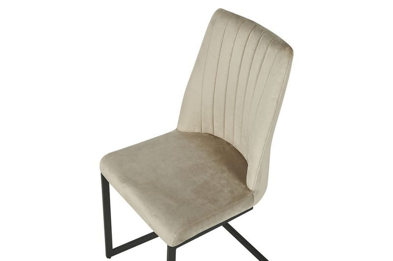 Arnia Matstol 2-pack - Sammet/Grå - Möbler - Fåt ölj & stolar - Matstol & köksstol